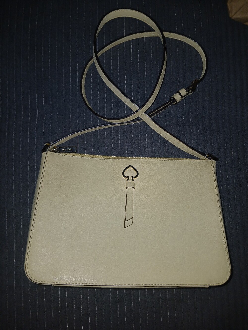 kate spade Soft Yellow Saffiano Leather Crossbody Bag